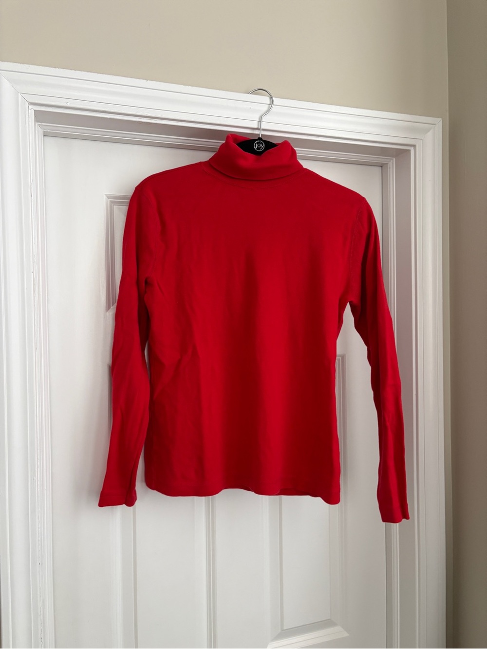 Liz Claiborne Vintage Red Turtleneck Longsleeve Tee Women’s Medium 100% Cotton
